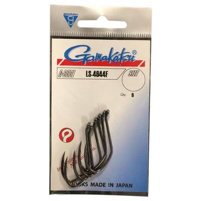 GAMAKATSU LS-4644F Siyah No:2/0 Olta İğnesi 1/6