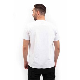 VAV Baseti-02 Yuv. Yaka Tişört Beyaz Hedef D. XL - Thumbnail