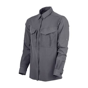 VAV Uzun Kol Gömlek Tacflex-03 Füme 4XL